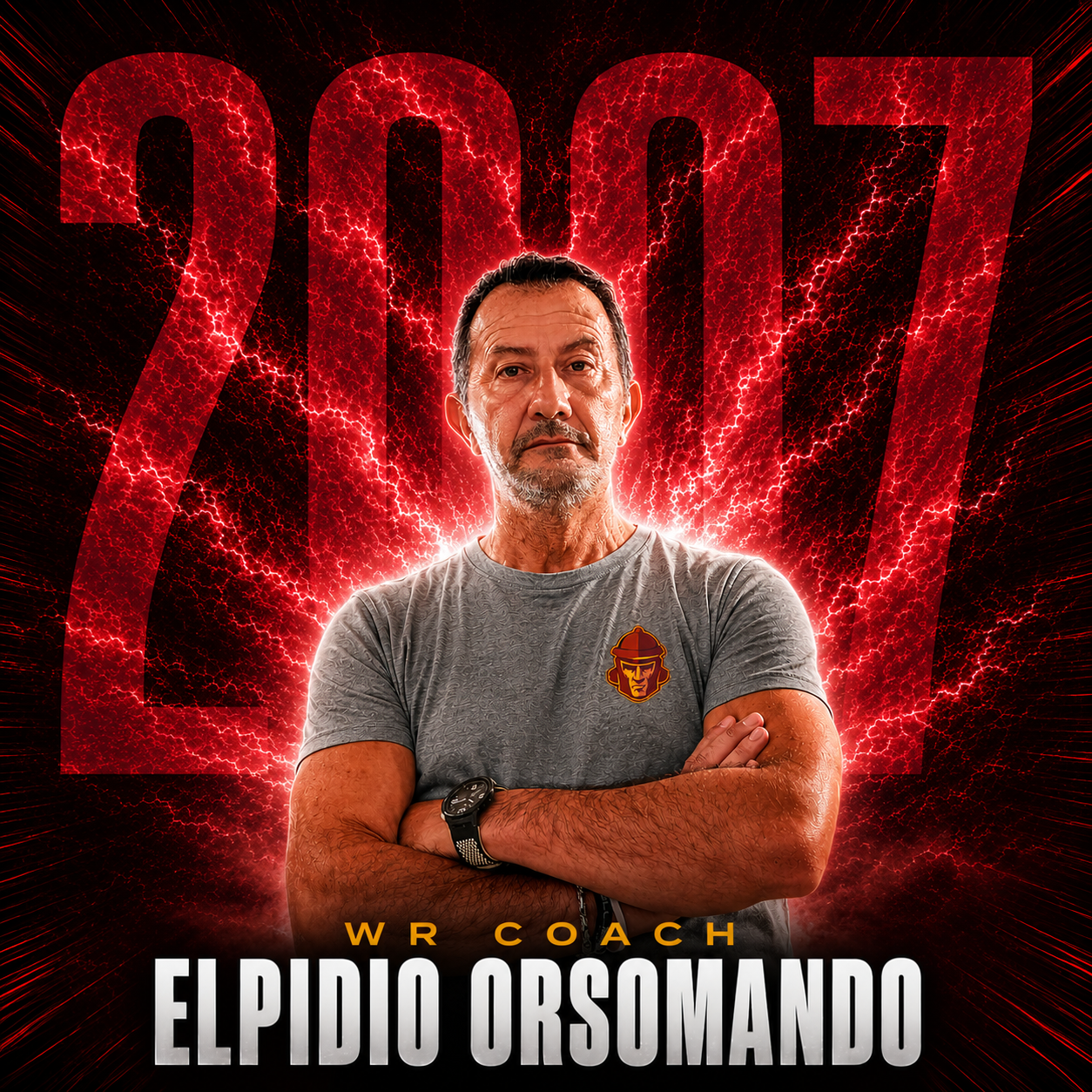 Elpidio Orsomando nuovo WR Coach dei Legionari Roma